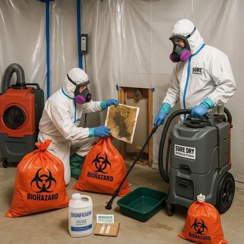 Contaminated Water Handling Protocols process in Chester Center, CT
