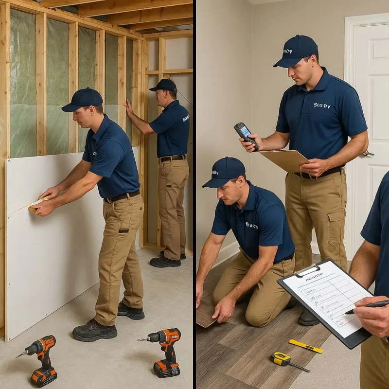 Repairs and Reconstruction process in Chester Center, CT