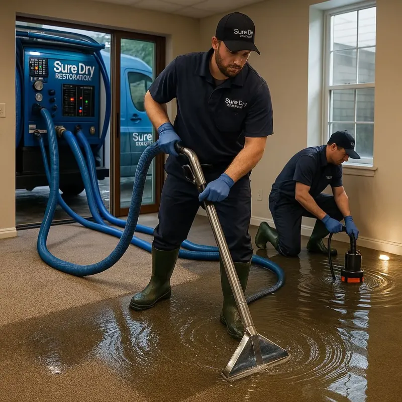 Water Extraction and Removal process in Chester Center, CT
